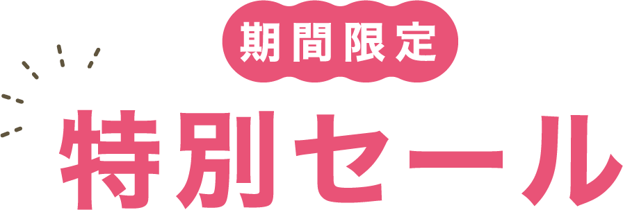 期間限定特別セール